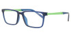 Flexon Eyeglasses FLEXON J4018 NAVY CRYSTAL/GREEN/415