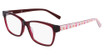Marchon NYC Eyeglasses M-5023 CRYSTAL RED/PINK MOSIAC/630