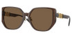 Versace Eyeglasses VE4449D TRANSPARENT BROWN/541673