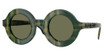 BURBERRY KIDS Eyeglasses JB4386 GREEN CHECK/412571