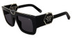 Philipp Plein Eyeglasses SPP092M Shiny Black 700Y