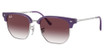Ray-Ban Junior Eyeglasses RJ9116S JUNIOR NEW CLUBMASTER OPAL VIOLET ON SILVER/713136