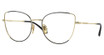 Vogue® Eyeglasses VO4298T TOP BLACK/LIGHT GOLD/5195