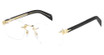 David Beckham Eyeglasses DB 7116 GOLD BLCK_/0RHL