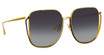Linda Farrow Eyeglasses LFL1347S CAMRY YELLOW GOLD/NICKEL/GREY GRAD/001
