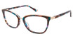 Nicole Miller Eyeglasses ST. MARKS GREEN PURPLE/C02