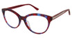 Nicole Miller Eyeglasses YORK RED/C01
