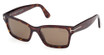 Tom Ford Eyeglasses FT1085 dark havana / brown polarized/52H
