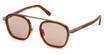 Ermenegildo Zegna Eyeglasses EZ0231 shiny dark brown / roviex/48J