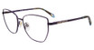 Just Cavalli Eyeglasses VJC074 Shiny Full Violet 08MP