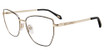 Just Cavalli Eyeglasses VJC074 Shiny Rose Gold w/Black Parts 0301