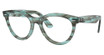 Ray-Ban Rx Eyeglasses RX2241V WAYFARER WAY STRIPED TRANSPARENT GREE/8362