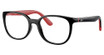 Ray-Ban Youth Eyeglasses RY1631 BLACK ON RUBBER RED/3928
