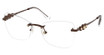 SWAROVSKI Eyeglasses SK1014 LIGHT BROWN/4002