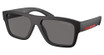 Prada Sport Eyeglasses PS 04ZS BLACK RUBBERED/DG002G