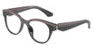 ALAIN MIKLI Eyeglasses A03520 DAM BLACK GREY/POINT PIN/007