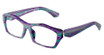 ALAIN MIKLI Eyeglasses A03525 CYBERPUNK PURPLE/SOLID P/008