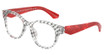 ALAIN MIKLI Eyeglasses A03526 NEW DAMIER BLACK TRANSPA/004