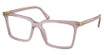 Miu Miu Eyeglasses MU 08XV TRASPARENT MAUVE/12W1O1
