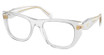 Prada Eyeglasses PR A18VF TRANSPARENT GREY/12R1O1