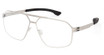 ic! berlin Eyeglasses IM5005 matte light ruthenium/015