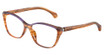 ALAIN MIKLI Eyeglasses A03502M STRIPED HAVANA/OPAL PURP/007