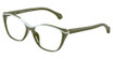 ALAIN MIKLI Eyeglasses A03502M POINT OLIVE/POINT WHITE/008