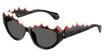 ALAIN MIKLI Eyeglasses A05514 NOIR NACR/ROUGE NACR/WHI/002/S4