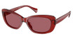 Ralph Eyeglasses RA5322U SHINY TRANSPARENT BURGUN/621069