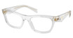 Prada Eyeglasses PR B01V TRANSPARENT GREY/12R1O1