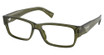 Prada Eyeglasses PR B09V TRANSPARENT GREEN/25A1O1