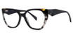 Smilen Elite Eyeglasses 49 BLACK DEMI