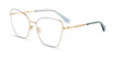 STUART WEITZMAN Eyeglasses WZN 1015/G GOLD BLUE/0LKS