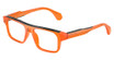 ALAIN MIKLI Eyeglasses A03532 ORANGE/NOIR NACREE/003