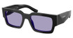 Prada Eyeglasses PR B17SF BLACK/PURPLE/16K01O