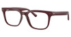 NUANCE AUDIO Eyeglasses AW5004 SQUARE 56 SHINY BURGUNDY/03