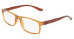 Calvin Klein Eyeglasses CK19569N TRANSPARENT LIGHT BROWN/201