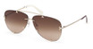 Emilio Pucci Eyeglasses EP0236 gold / gradient brown/32F