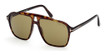 Tom Ford Eyeglasses FT1209 dark havana / green/52N
