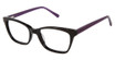 Nicole Miller Eyeglasses NMP814 BLACK AMETHYST/C01