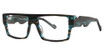 Smilen Elite Eyeglasses 58 TEAL GREY