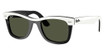 Ray-Ban Eyeglasses RB2240 WAYFARER WHITE ON BLACK/144431