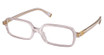 Miu Miu Eyeglasses MU 01YVF MAUVE TRANSPARENT/12W1O1