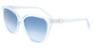 Ferragamo Eyeglasses SF1056S BLUE TRANSPARENT/456