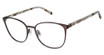 Isaac Mizrahi New York Eyeglasses IM 30043 Brown/BR