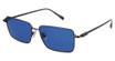 Ferragamo Eyeglasses SF309S DARK GUN/BLUE/016