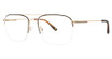 Randy Jackson Eyeglasses Randy Jackson 1116 BLACK/GOLD/235