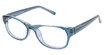 New Globe Eyeglasses L4062 Teal/TEAL