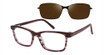 REVOLUTION Eyeglasses HOBOKEN BURGUNDY/BUR
