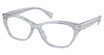 Ralph Eyeglasses RA7161U SHINY STRIPED GREY/6154